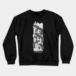Techno Barcelona Crewneck Sweatshirt
